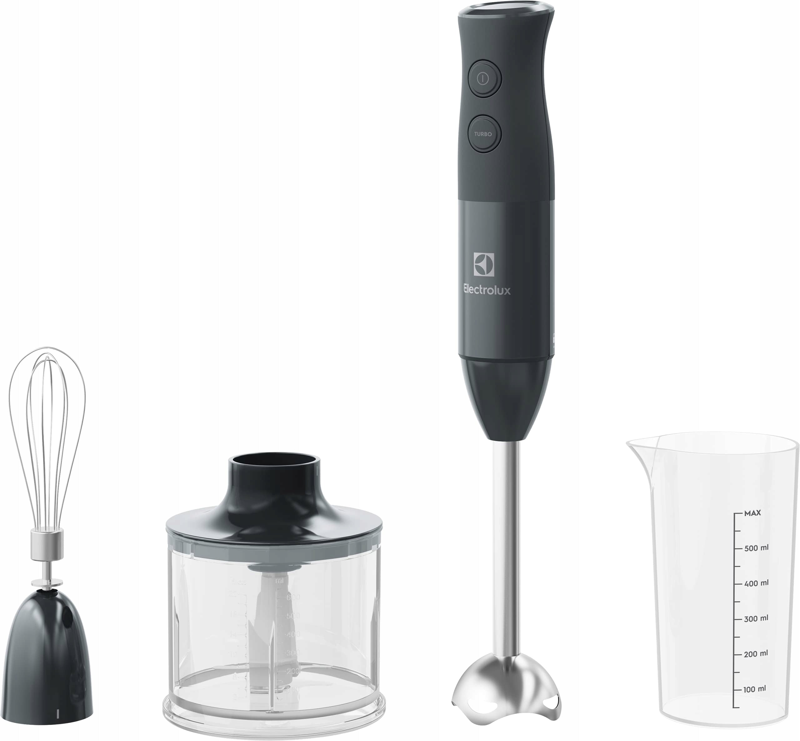 ELECTROLUX Hand Blender TruFlow Plastic 600ml Black