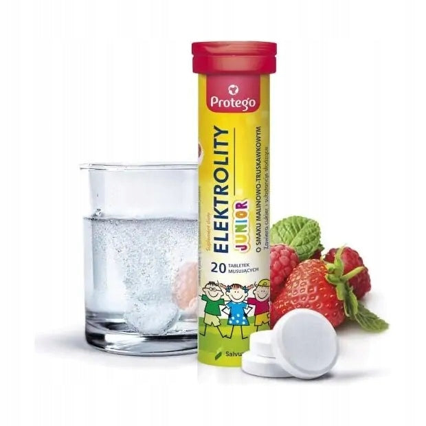 ELECTROLYTES JUNIOR 20 EFFERVESCENT TABLETS
