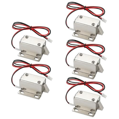 ELECTROMAGNETIC LOCK DC12V IRON FOR SAFE CABINET 5 PIECES STEEL Brand no brand