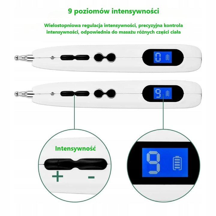 ELECTRONIC ACUPUNCTURE PEN, SPOT MASSAGER, ELECTRIC THERAPY Packaging status original