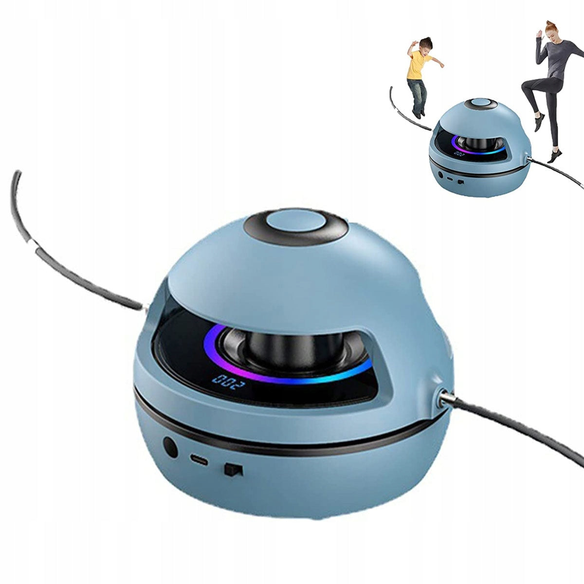 ELECTRONIC AUTOMATIC SKIPPING ROPE TOY FOR CHILDREN GIFT BLACK REMOTE CONTROL Brand no brand