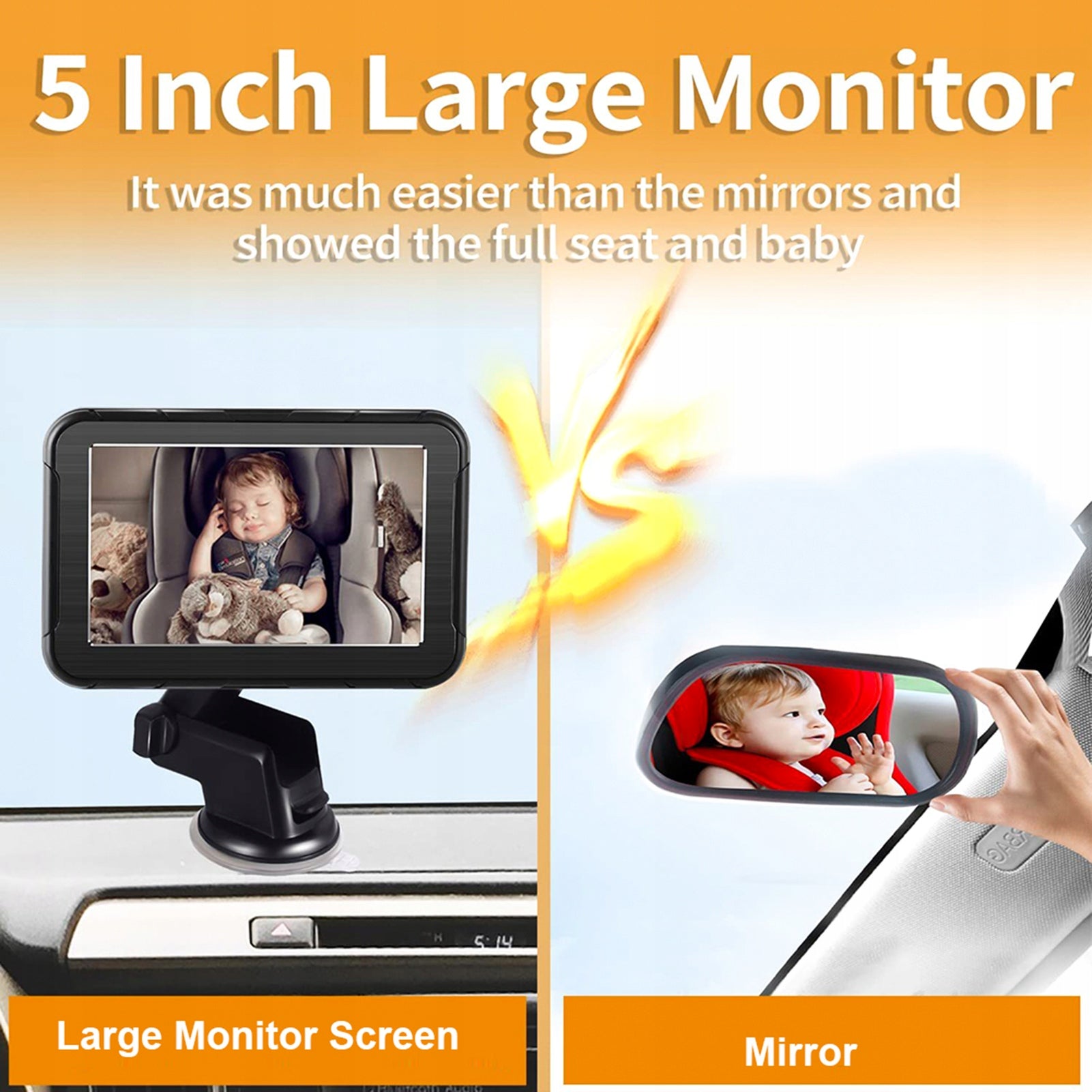 ELECTRONIC BABY MONITOR CAR SURVEILLANCE CAMERA WITH HIGH RESOLUTION