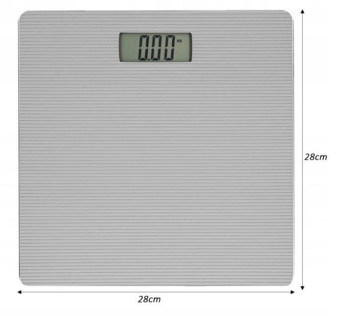 ELECTRONIC BATHROOM SCALE ACCURATE 180 KG GLASS GREY SLIM LCD Brand no brand