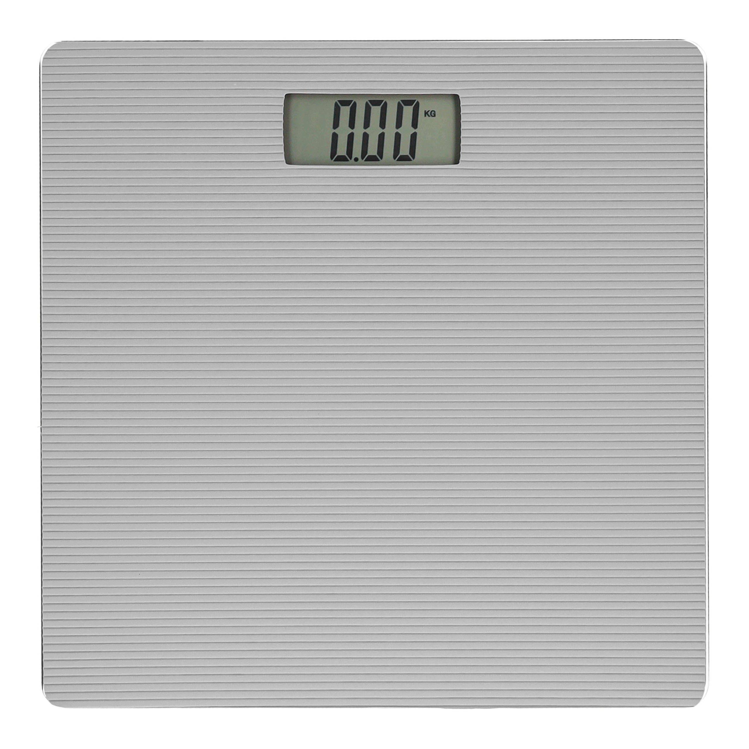ELECTRONIC BATHROOM SCALE ACCURATE 180 KG GLASS GREY SLIM LCD Manufacturer code waga łazienkowa szara 180kg