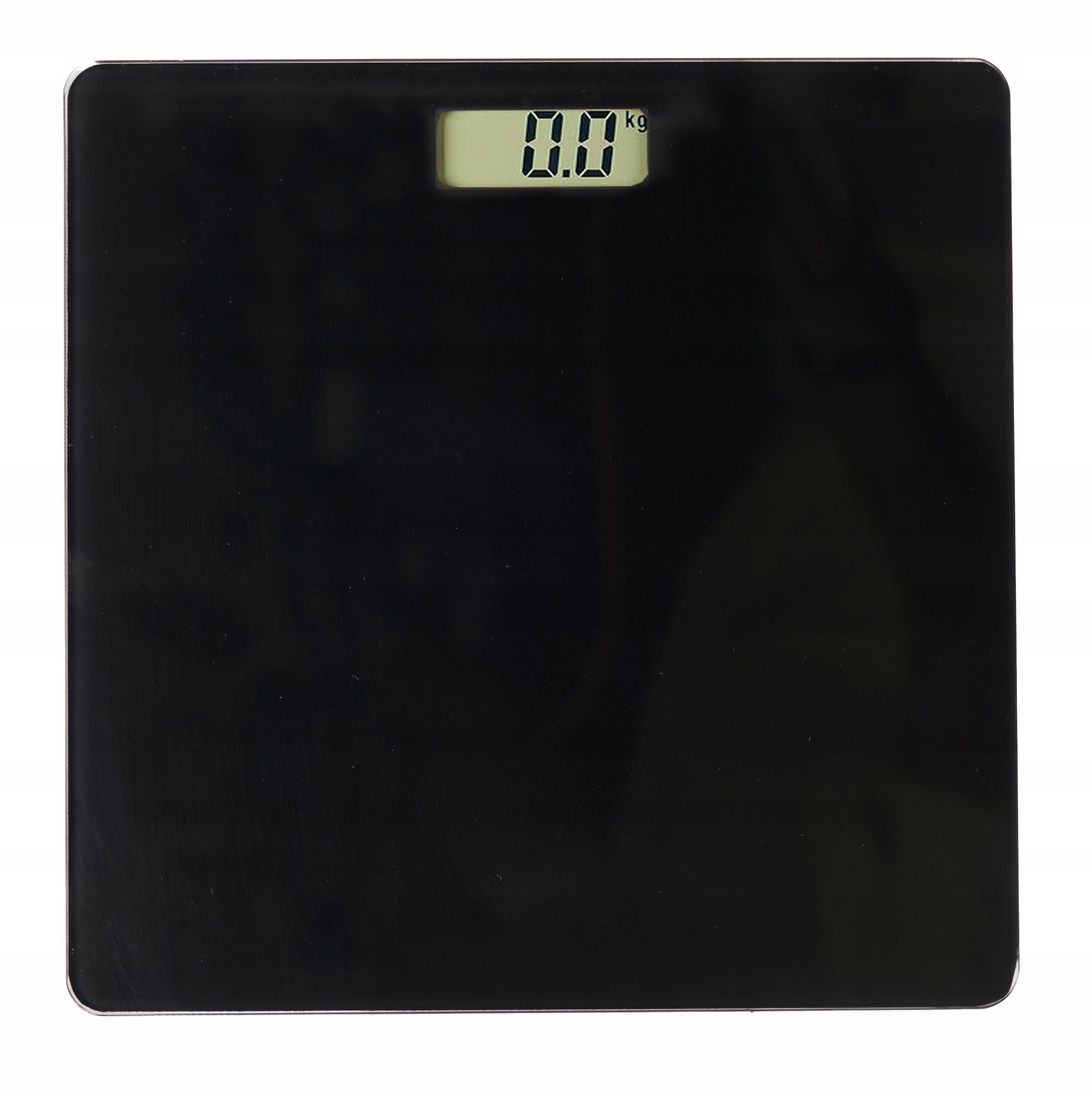 ELECTRONIC BATHROOM SCALE BLACK UP TO 150 KG GLASS SURFACE