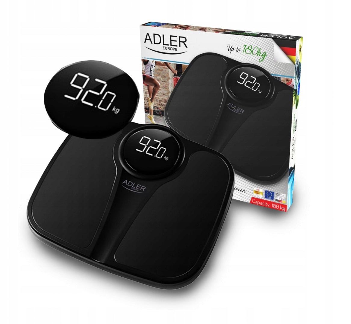 ELECTRONIC BATHROOM SCALE LARGE LED 180KG STRONG