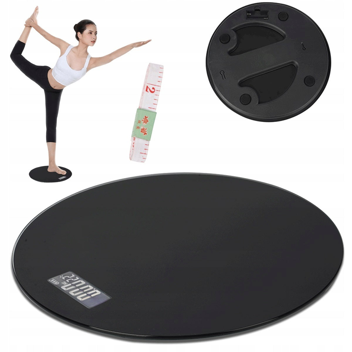 ELECTRONIC BATHROOM SCALE WITH LED AUTOMATIC FOR WEIGHT CONTROL