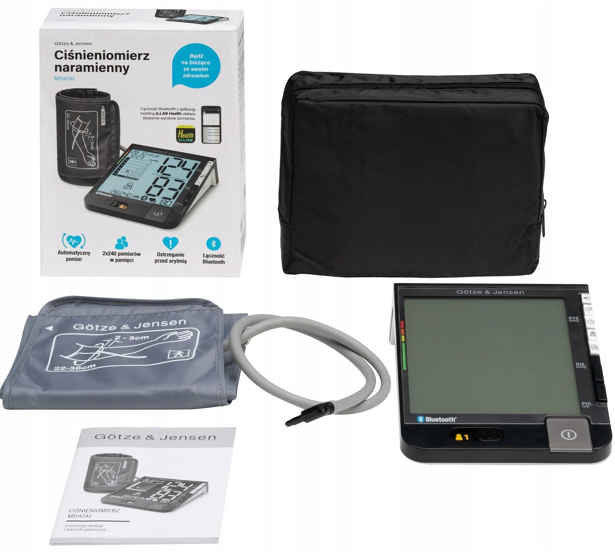 ELECTRONIC BLOOD PRESSURE MONITOR GÖTZE & JENSEN MD47A1 SHOULDER MEDICAL PRO