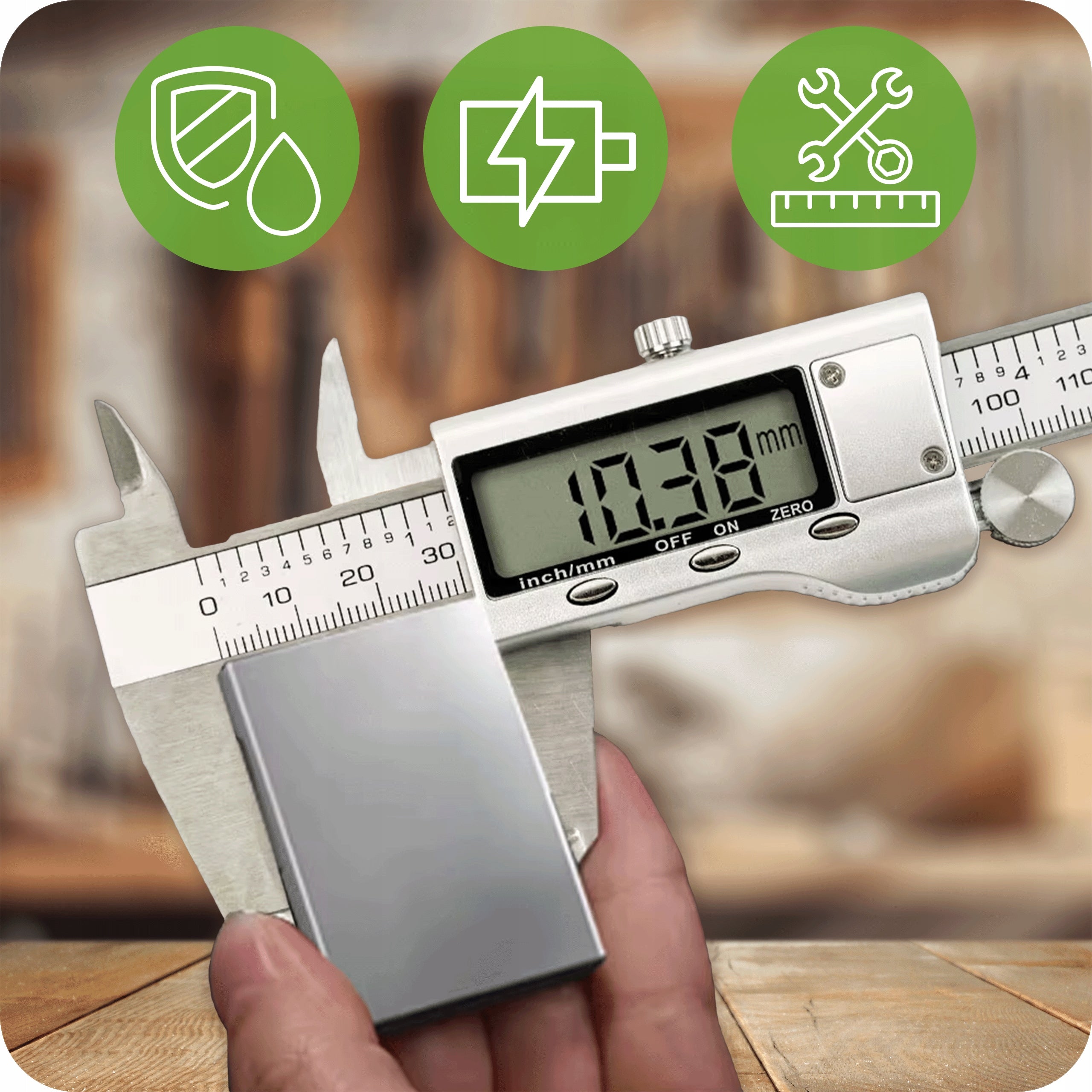 ELECTRONIC CALIPER DIGITAL METAL 150 MM MEASURING CASE LCD LARGE Brand no brand