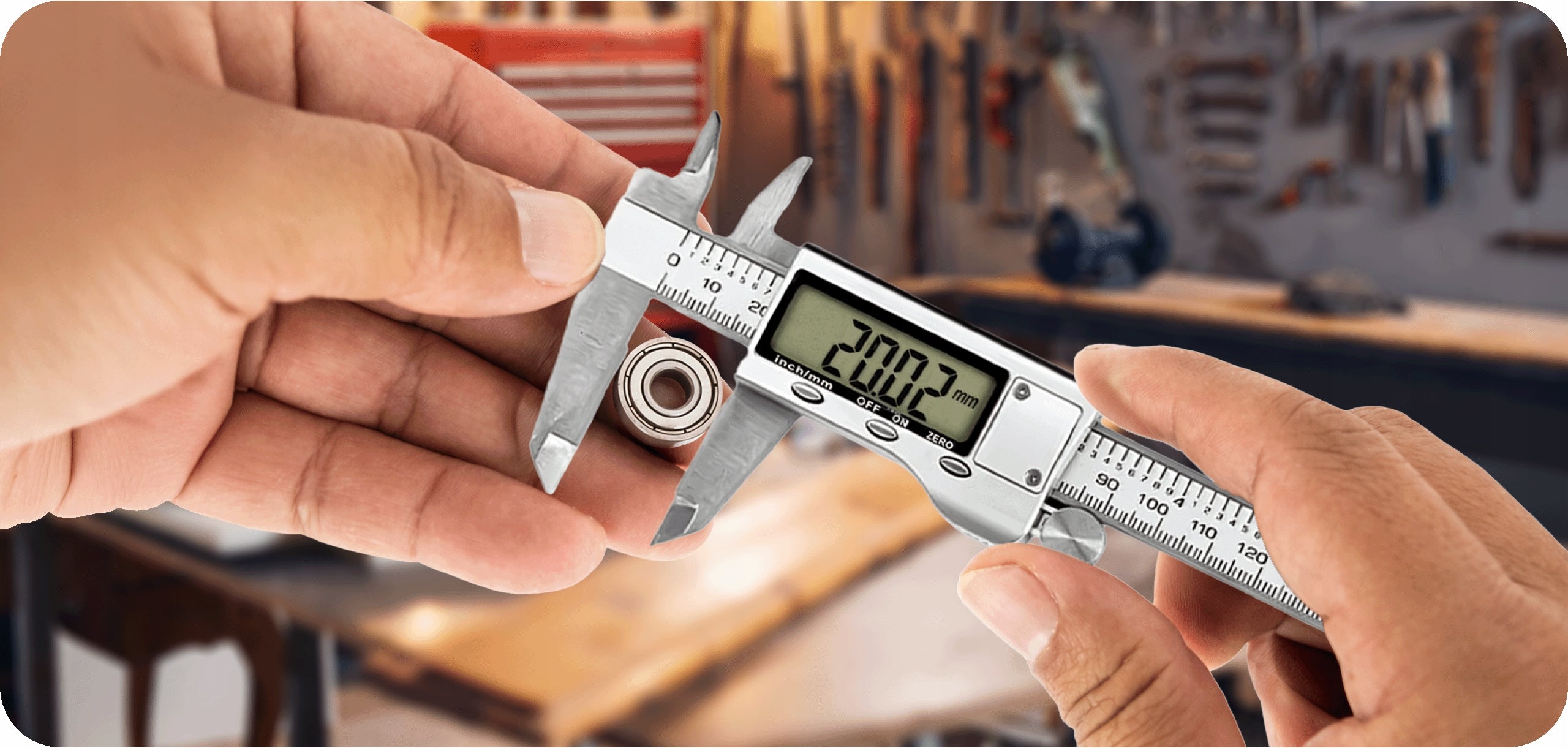 ELECTRONIC CALIPER DIGITAL METAL 150 MM MEASURING CASE LCD LARGE Manufacturer code SUWMIARKA ELEKTRONICZNA CYFROWA METAL 150MM