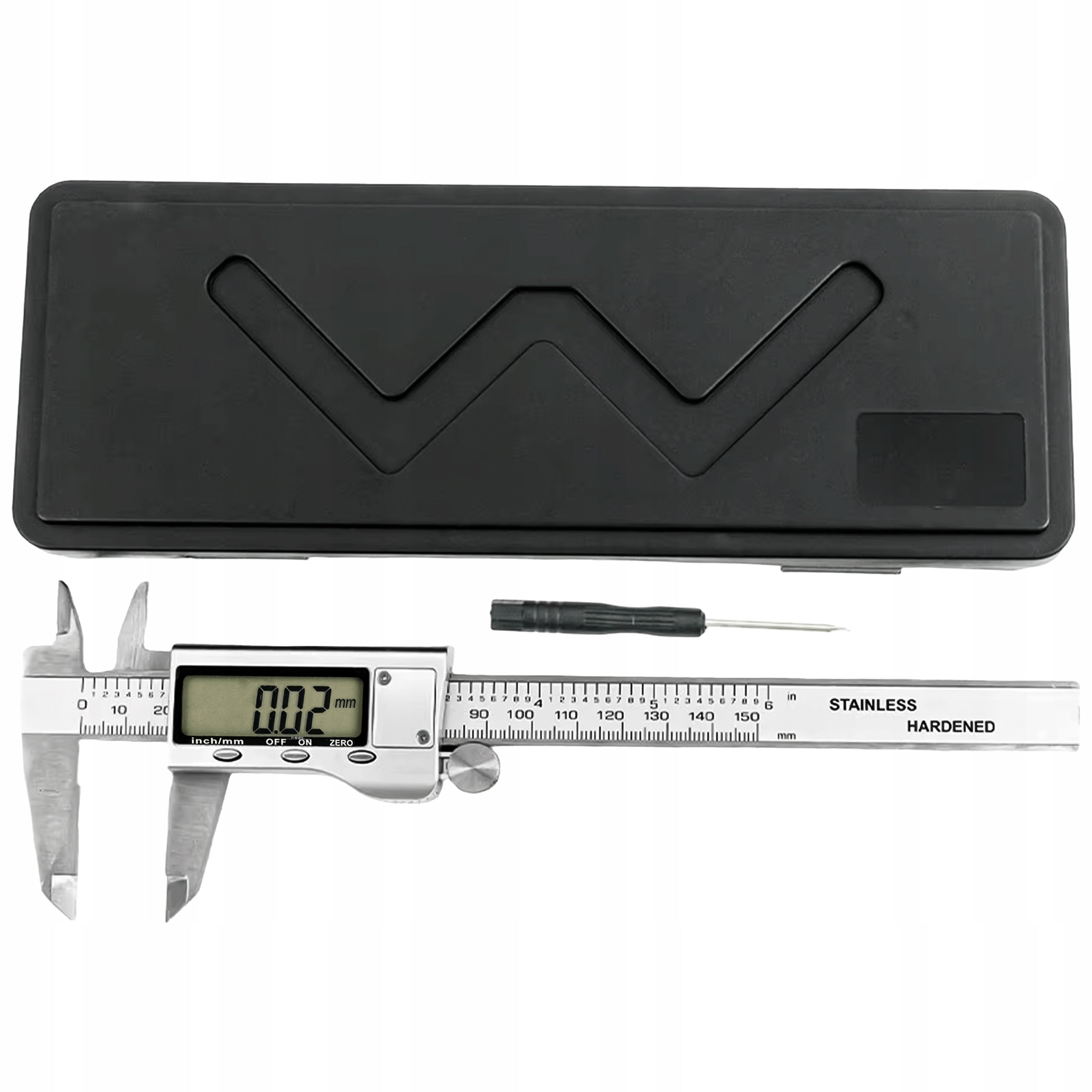 ELECTRONIC CALIPER DIGITAL METAL 150 MM MEASURING CASE LCD LARGE Maximum measurement range 150 mm
