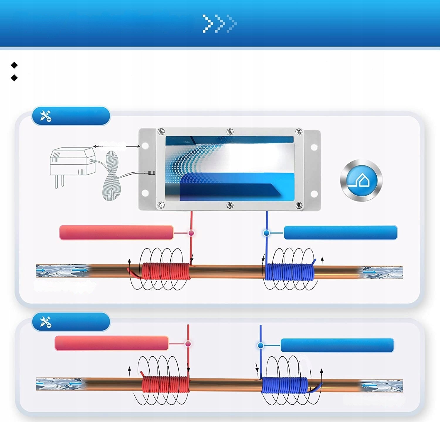 ELECTRONIC DESCALER FOR WATER TREATMENT SYSTEM Manufacturer code 6956495088372