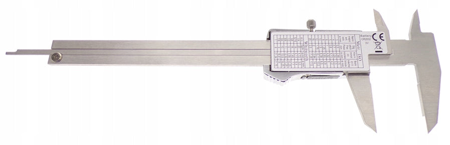 ELECTRONIC DIGITAL CALIPER VIS 150mm 0-150mm 0,01mm METAL HOUSING Measurement accuracy 0.01 +/- mm