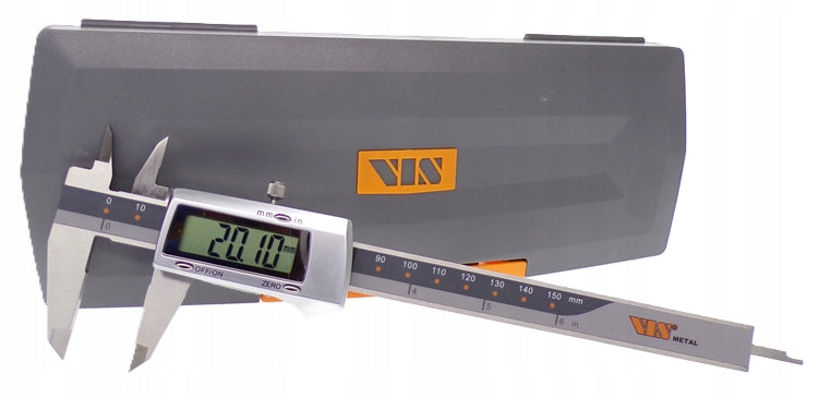ELECTRONIC DIGITAL CALIPER VIS 150mm 0-150mm 0,01mm METAL HOUSING Packaging status original
