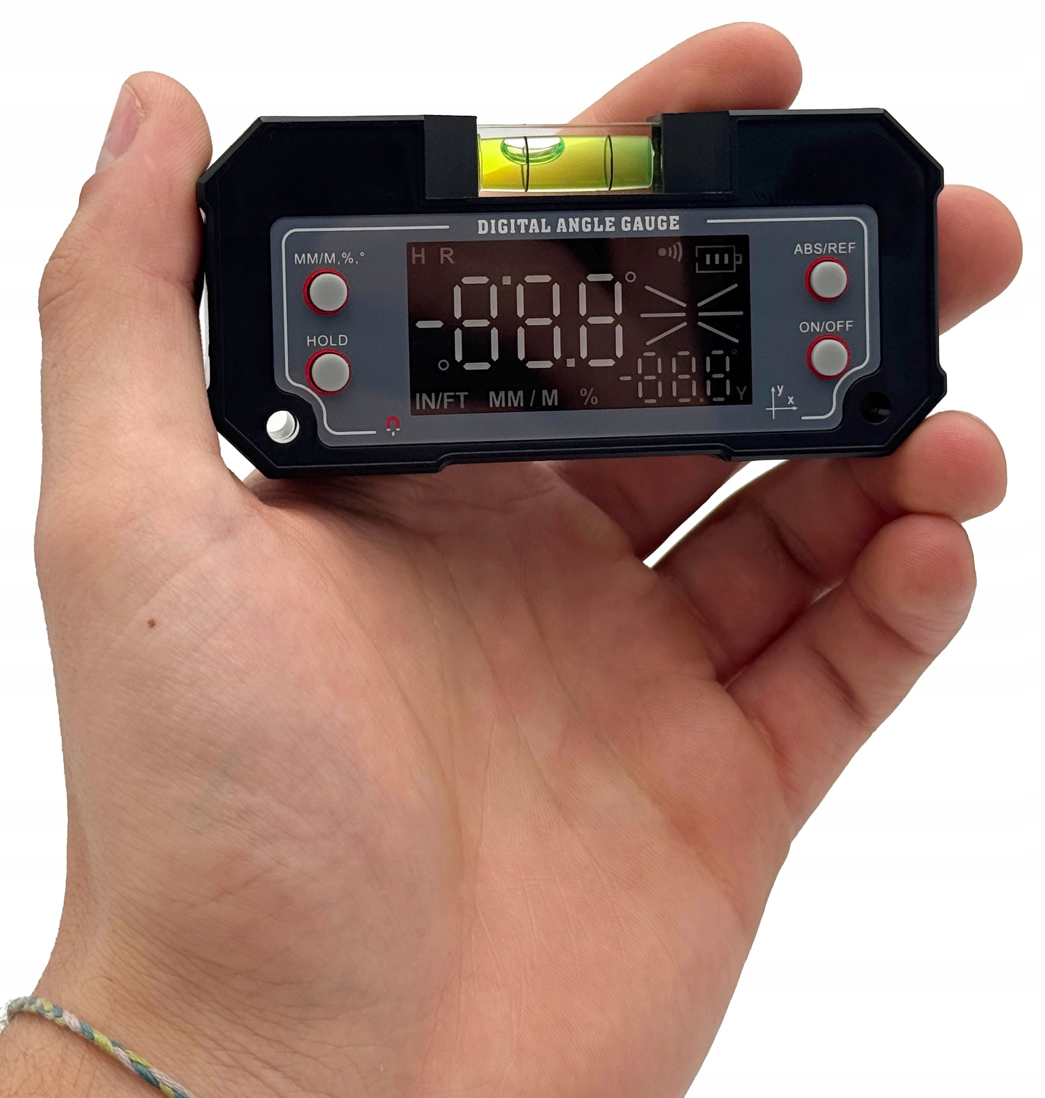 ELECTRONIC DIGITAL LEVEL 4x90° MAGNETIC WITH PROTRACTOR PROTESTER EAN (GTIN) 5906651250137