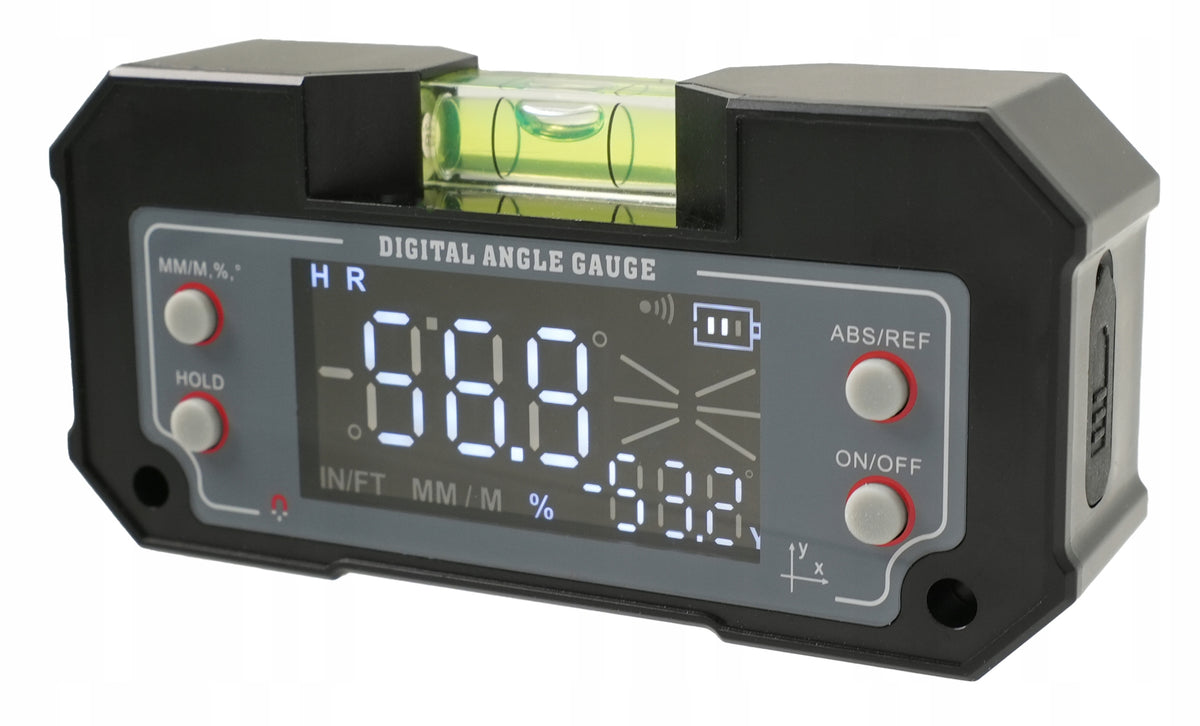 ELECTRONIC DIGITAL LEVEL 4x90° MAGNETIC WITH PROTRACTOR PROTESTER