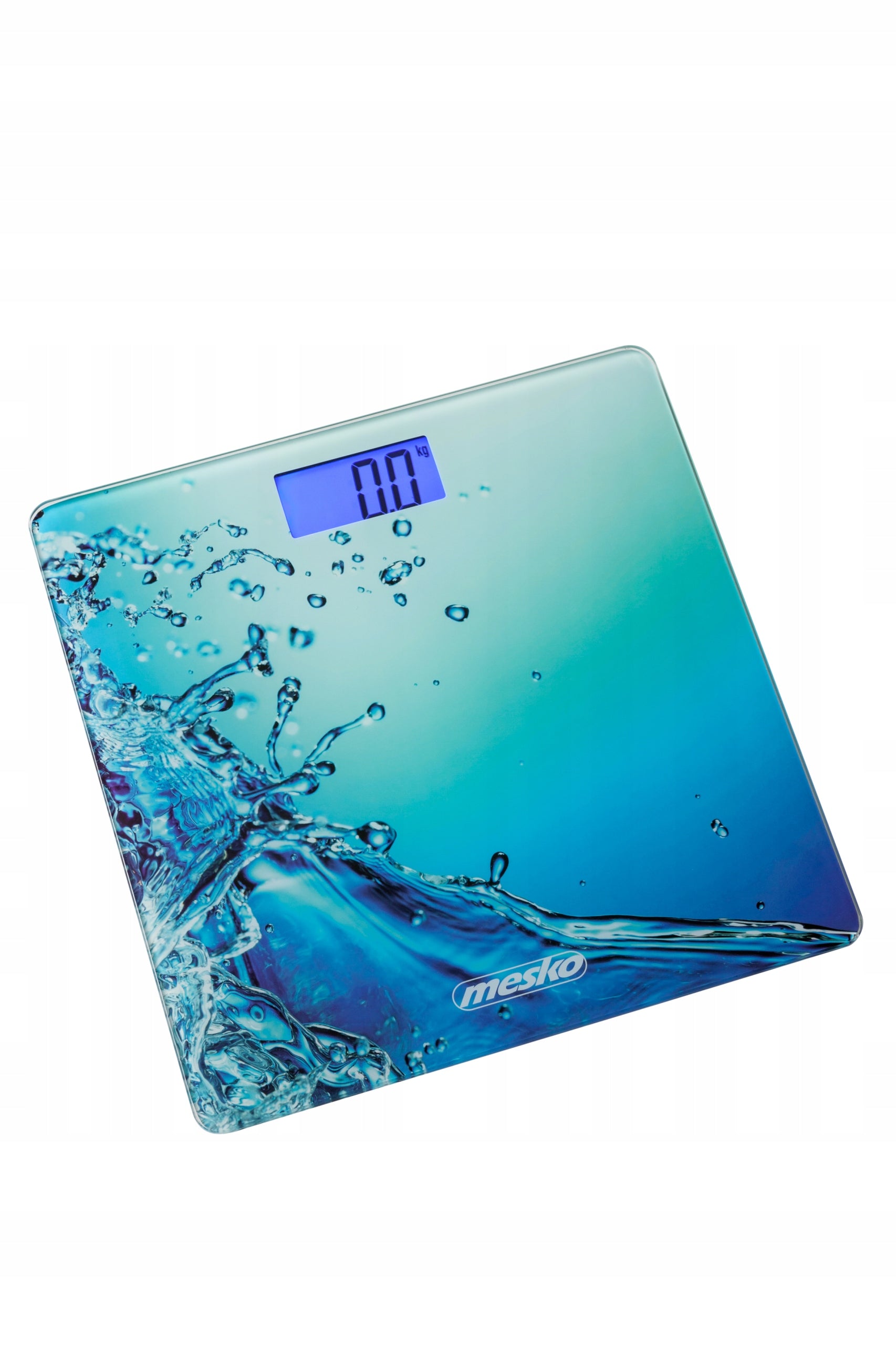 ELECTRONIC GLASS BATHROOM SCALE HOME PRECISE LIFTING CAPACITY UP TO 150kg LCD Manufacturer code MESKO MS 8156