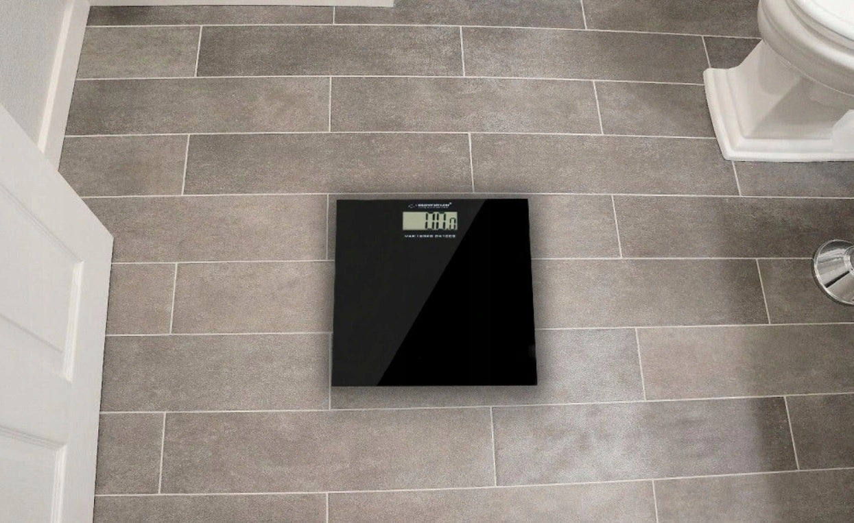 ELECTRONIC GLASS BATHROOM SCALE LCD 180KG Manufacturer code 22872