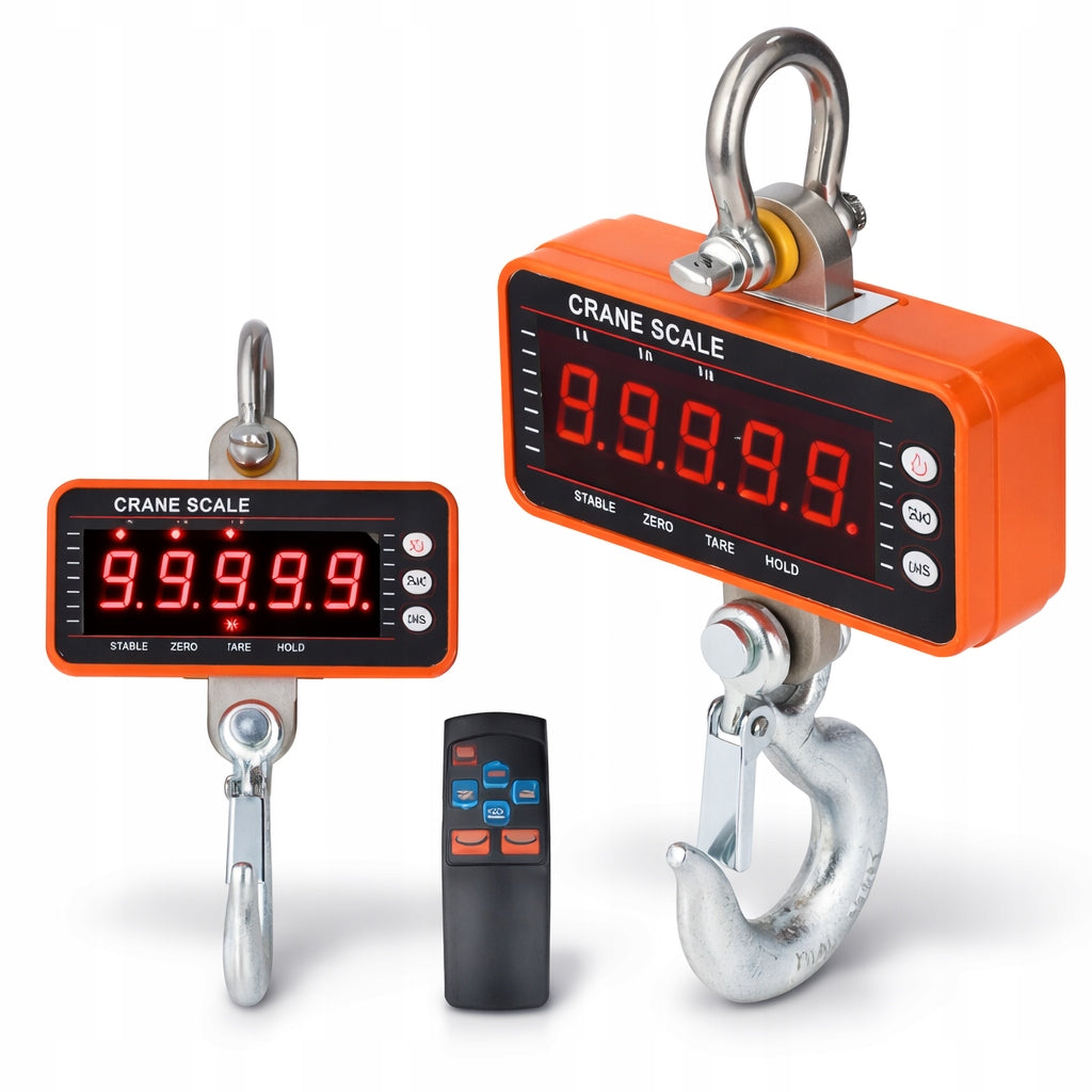 ELECTRONIC HANGING CRANE HOOK SCALE 1000KG 1T SUSPENDED STORAGE