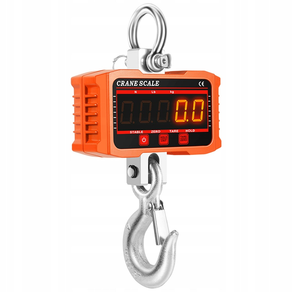ELECTRONIC HANGING CRANE HOOK SCALE 2000KG SUSPENDED STORAGE 2T