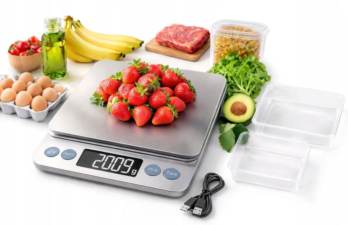 ELECTRONIC KITCHEN SCALE Large up to 5kg with trays Tara LCD Jewelry Manufacturer code B08MZFLDCQ