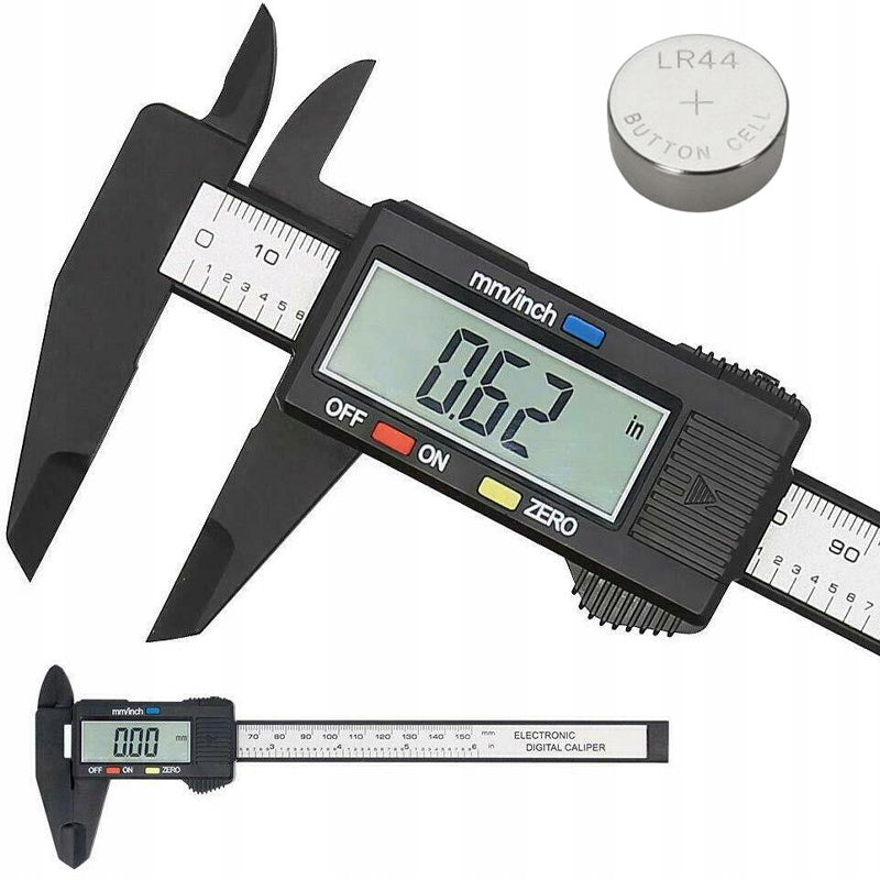 ELECTRONIC MEASURING CALIPER DIGITAL LCD 150MM ACCURATE CASE + BATTERY Packaging status original