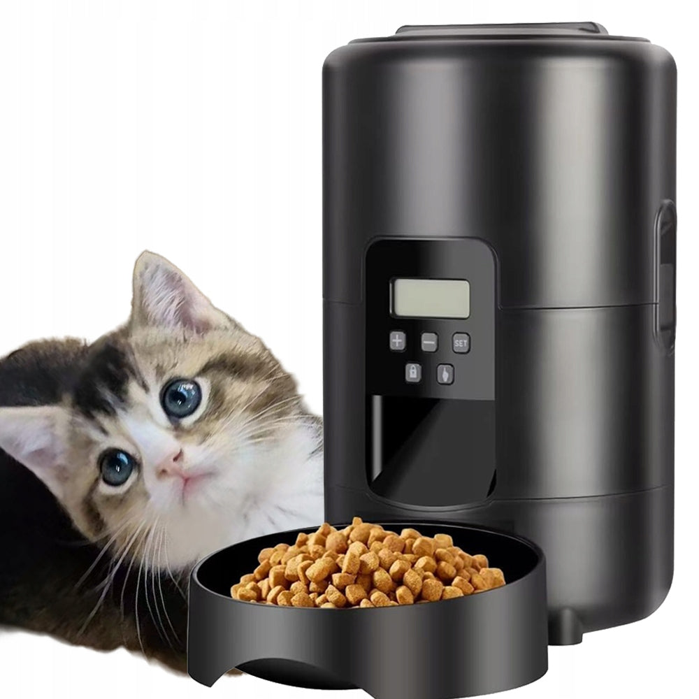 ELECTRONIC PET FOOD DISPENSER SMART FEEDER USB CAPACITY 2L Packaging status original