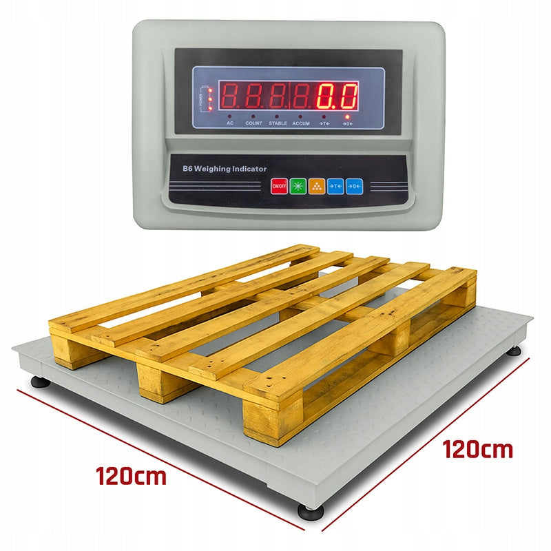 ELECTRONIC PLATFORM SCALE 3000kg 1,2x1,2M PALLET BIGBAG COMMODITY Manufacturer code W3T