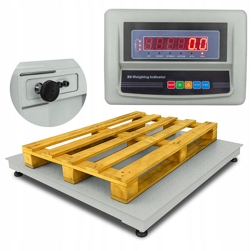 ELECTRONIC PLATFORM SCALE 3000kg 1,2x1,2M PALLET BIGBAG COMMODITY