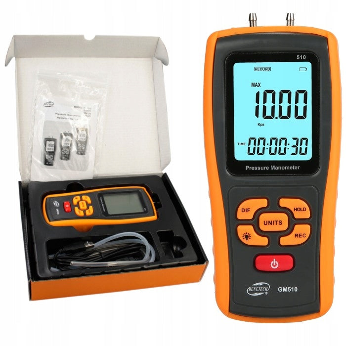 ELECTRONIC PRESSURE GAUGE BENETECH GM510
