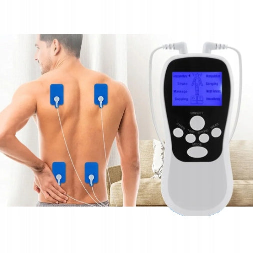 ELECTRONIC PULSE MASSAGER FOR BODY 15 LEVELS 8 LCD MODES Medical device no