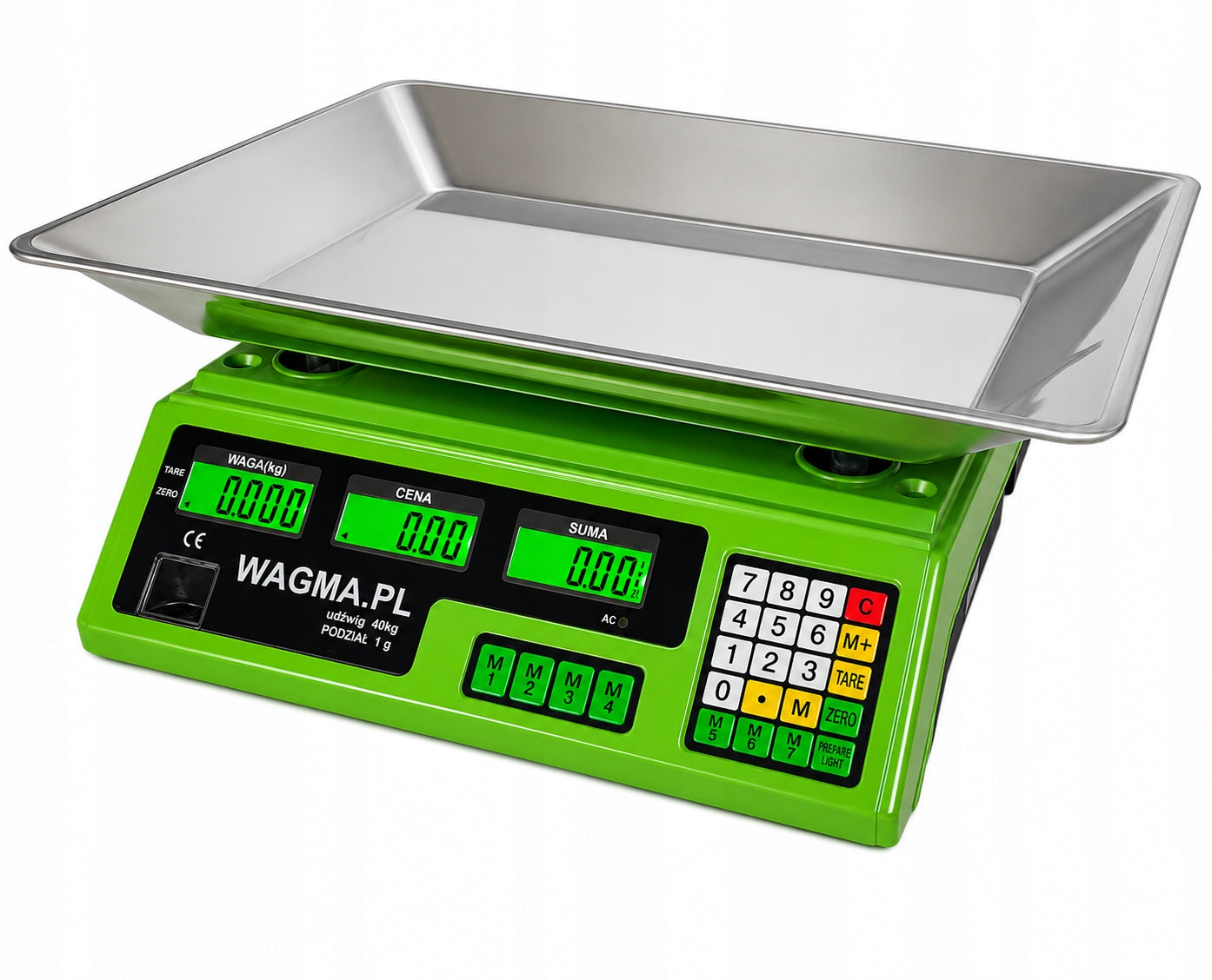 ELECTRONIC SCALE 40 KG / 1g 6V CALCULATION STORE WAREHOUSE GOODS