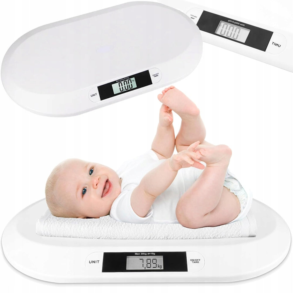ELECTRONIC SCALE FOR INFANTS CHILDREN NEWBORNS UP TO 20KG EXACT 10g