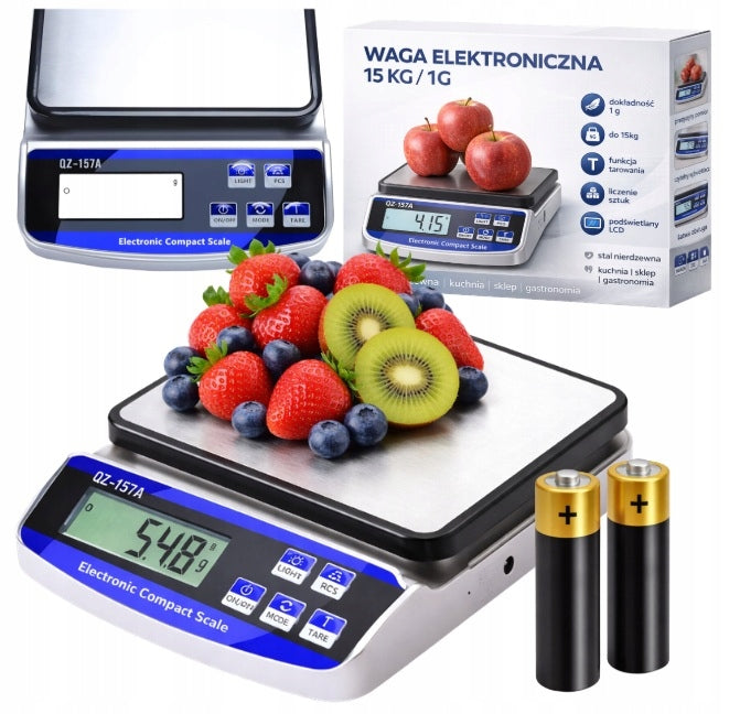 ELECTRONIC SCALE SHOP KITCHEN GASTRONOMIC ART UP TO 15 KG PIECE