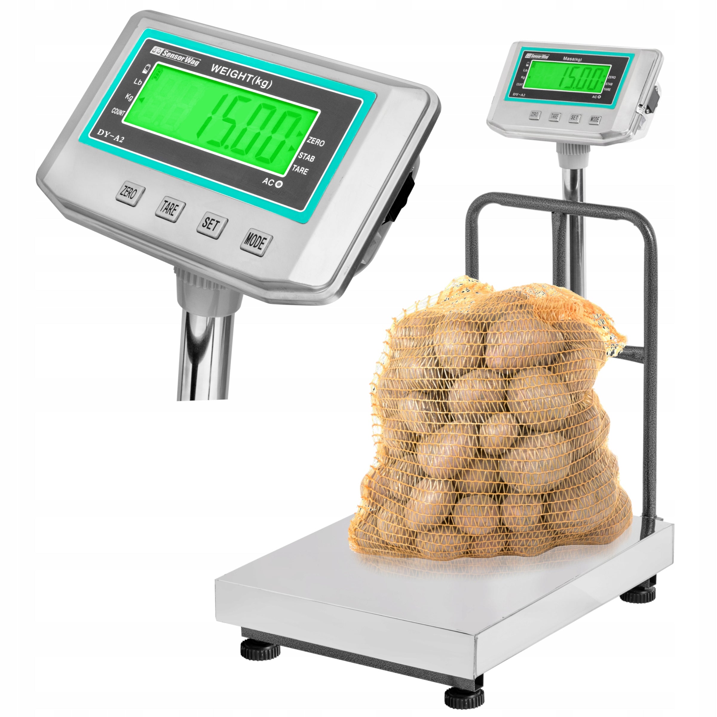 ELECTRONIC SCALE UP TO 150kg 30x40 PLATFORM STORAGE 150kg WITH BACKREST