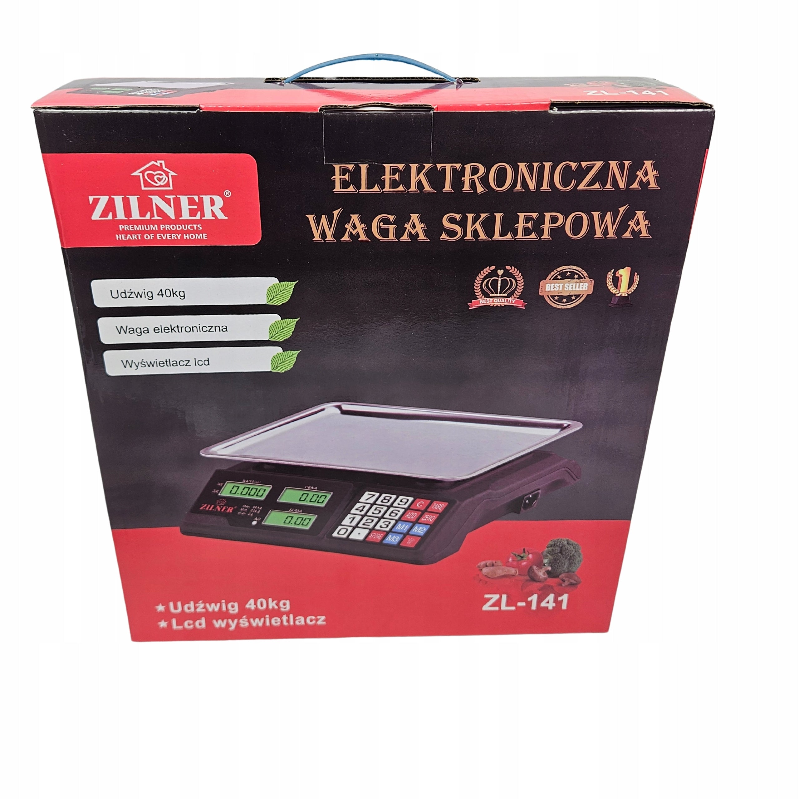 ELECTRONIC SHOP SCALE LCD CALCULATION 40KG Brand Zilner