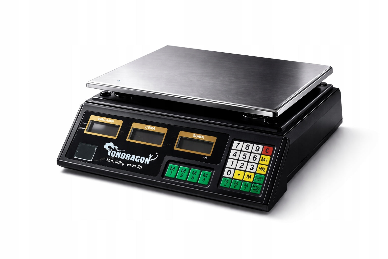 ELECTRONIC SHOP SCALE LCD CALCULATION WITH BATTERY 40 kg OD4015 Brand no brand