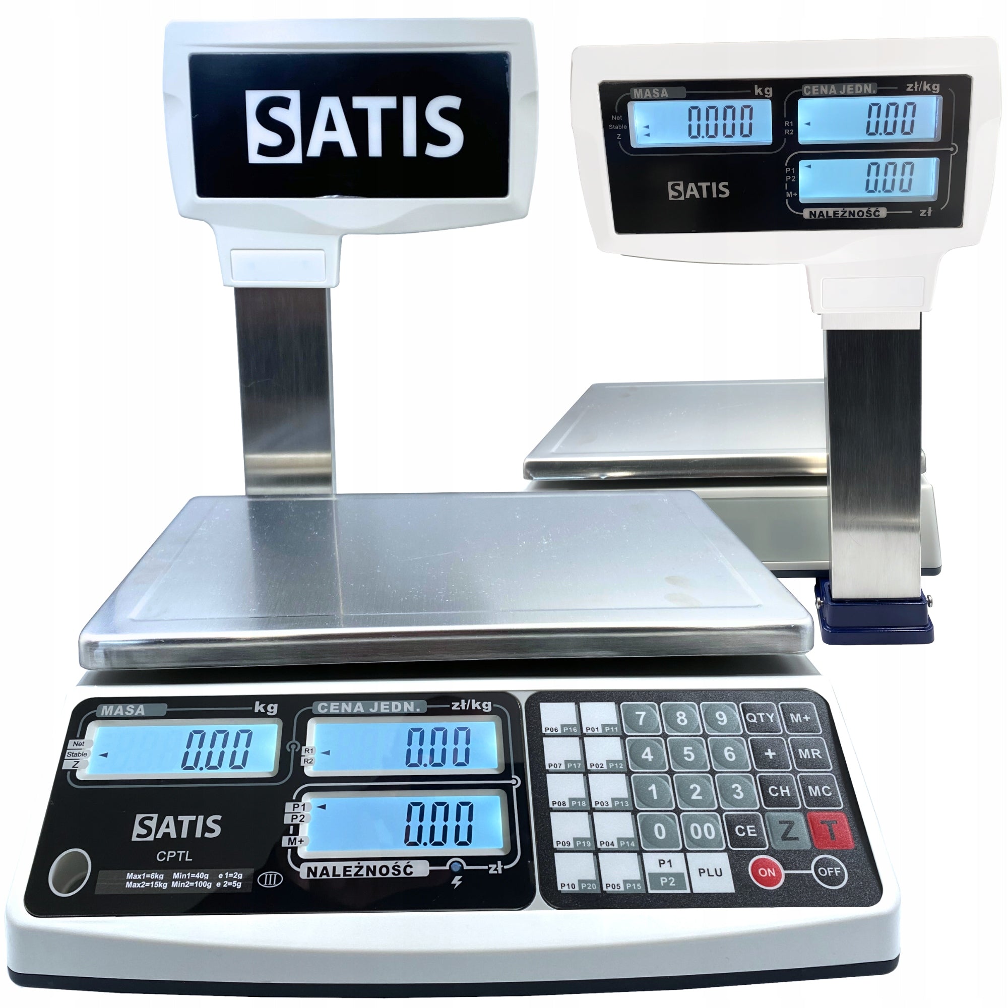 ELECTRONIC SHOP SCALE RS WITH LEGALIZATION UP TO 30KG TO THE CALCULATION STORE