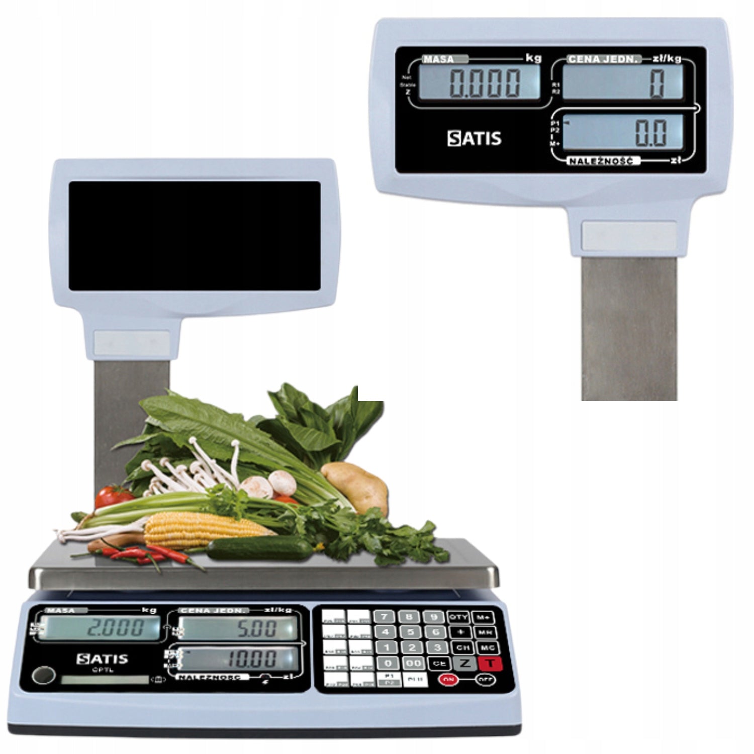 ELECTRONIC SHOP SCALE WITH LEGALIZATION UP TO 15KG TO THE CALCULATION STORE Packaging status original