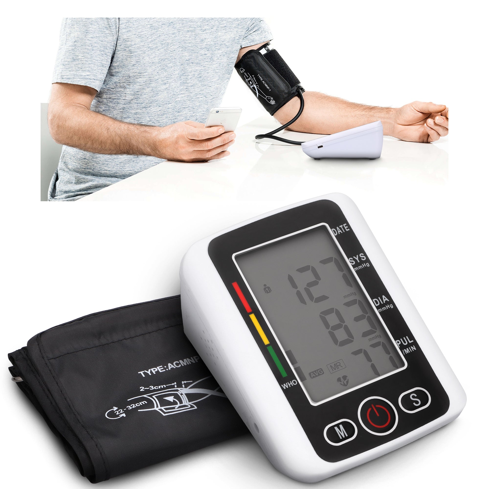 ELECTRONIC SHOULDER BLOOD PRESSURE MONITOR K-69 BLOOD PRESSURE APPARATUS PULSE