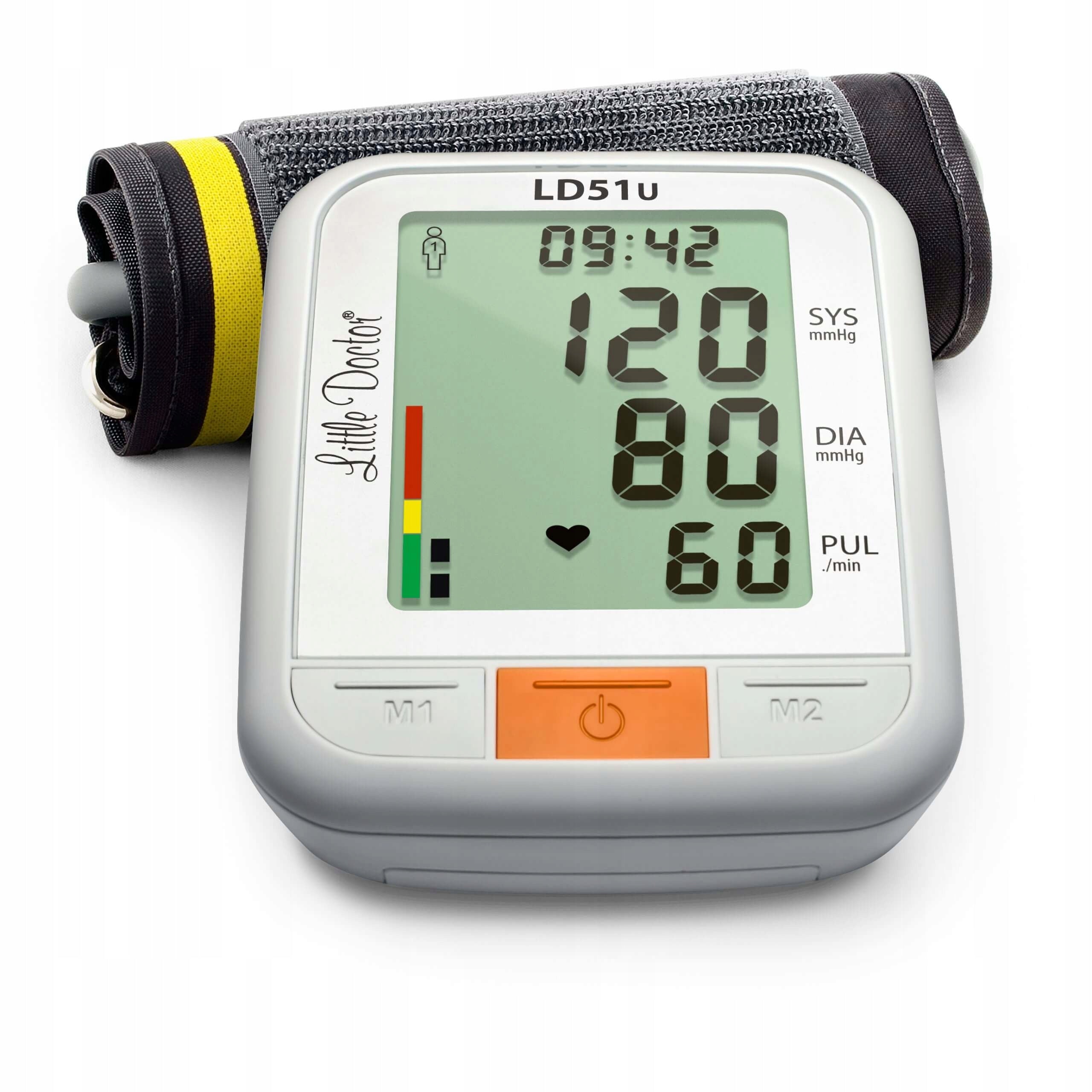 ELECTRONIC SHOULDER BLOOD PRESSURE MONITOR LARGE CUFF scale WHO+ POWER SUPPLY Manufacturer of a medical device Little Doctor