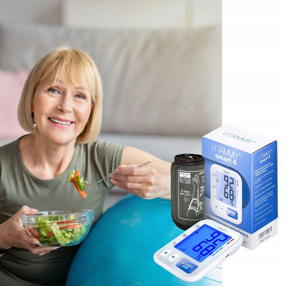 ELECTRONIC SHOULDER BLOOD PRESSURE MONITOR VITAMMY SMART 4 CONTRAST SCREEN Packaging status original