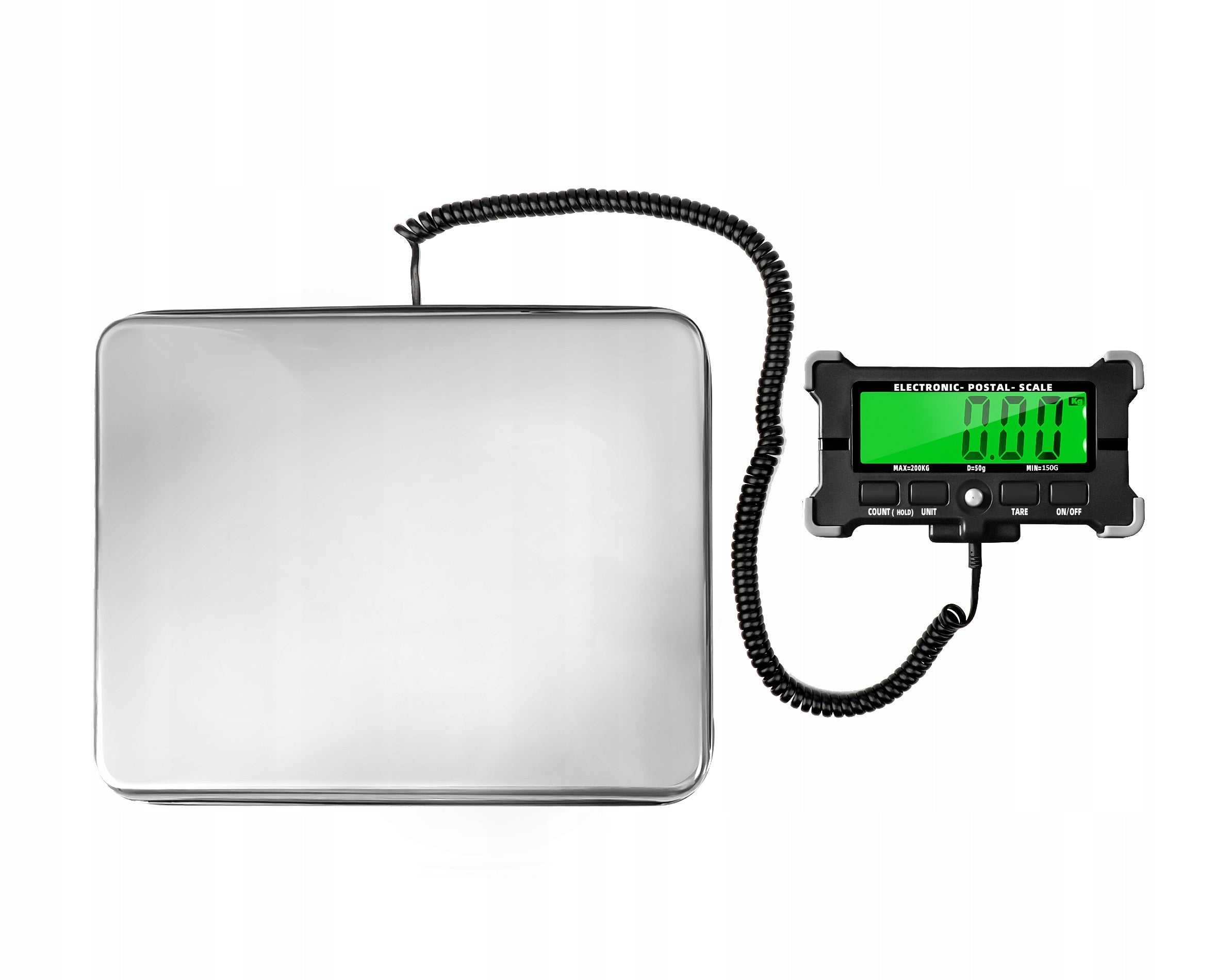 ELECTRONIC STORAGE SCALE LCD 200kg/0.05kg