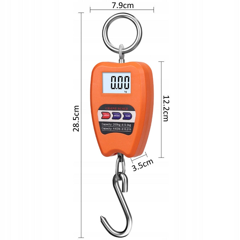 ELECTRONIC SUSPENDED HOOK SCALE LCD 200KG Brand no brand