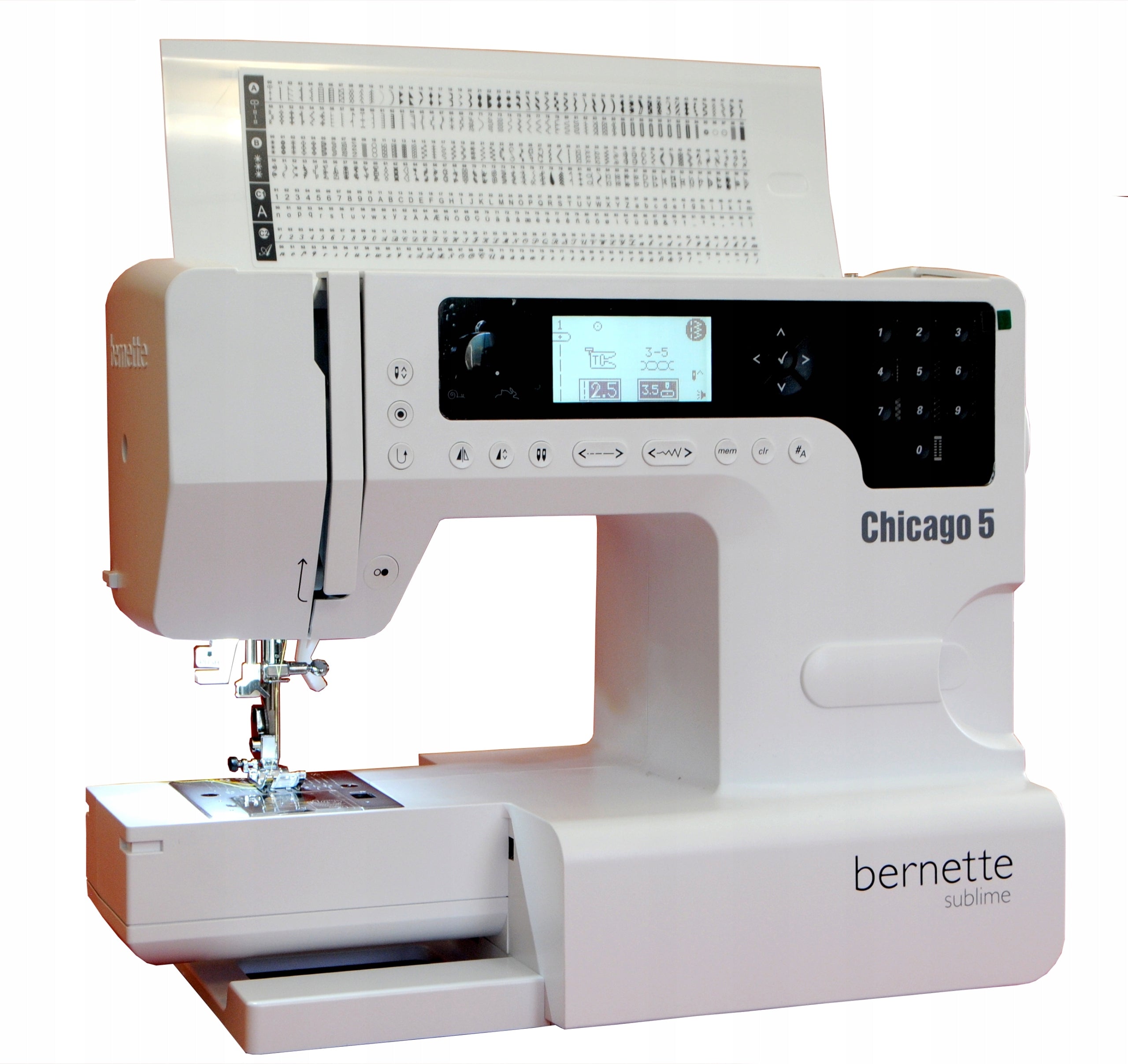ELECTRONIC Sewing Machine BERNETTE CHICAGO 5 | BERNINA Internat. AG Hook rotating