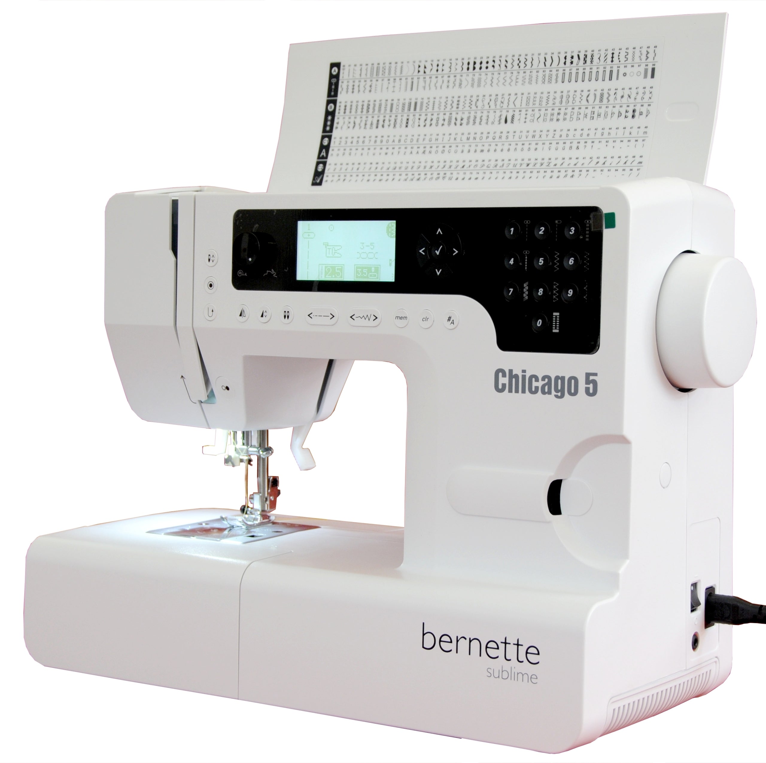 ELECTRONIC Sewing Machine BERNETTE CHICAGO 5 | BERNINA Internat. AG Packaging status original