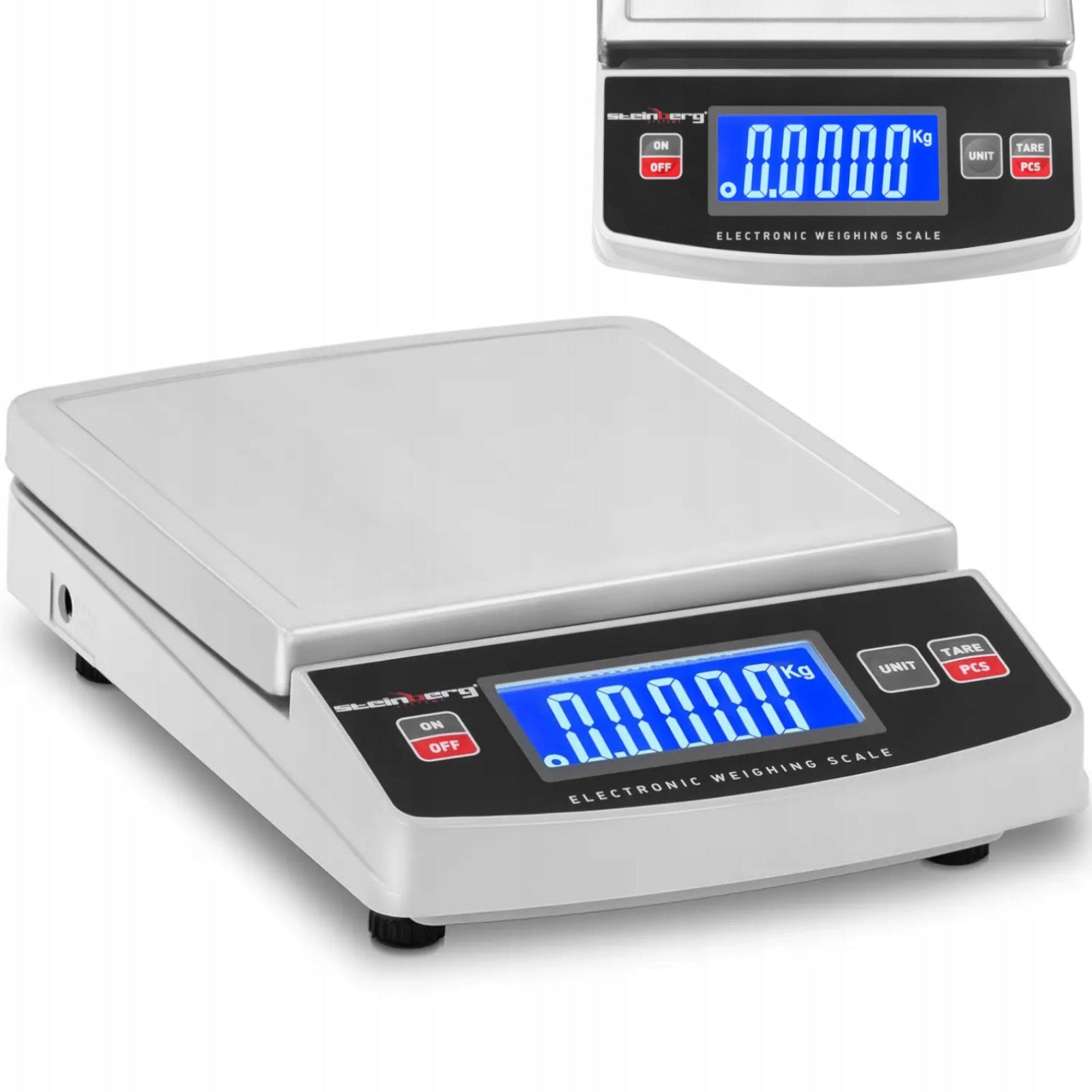 ELECTRONIC TABLE SCALE 3000G ACCURACY 0,5G STAINLESS STEEL LCD