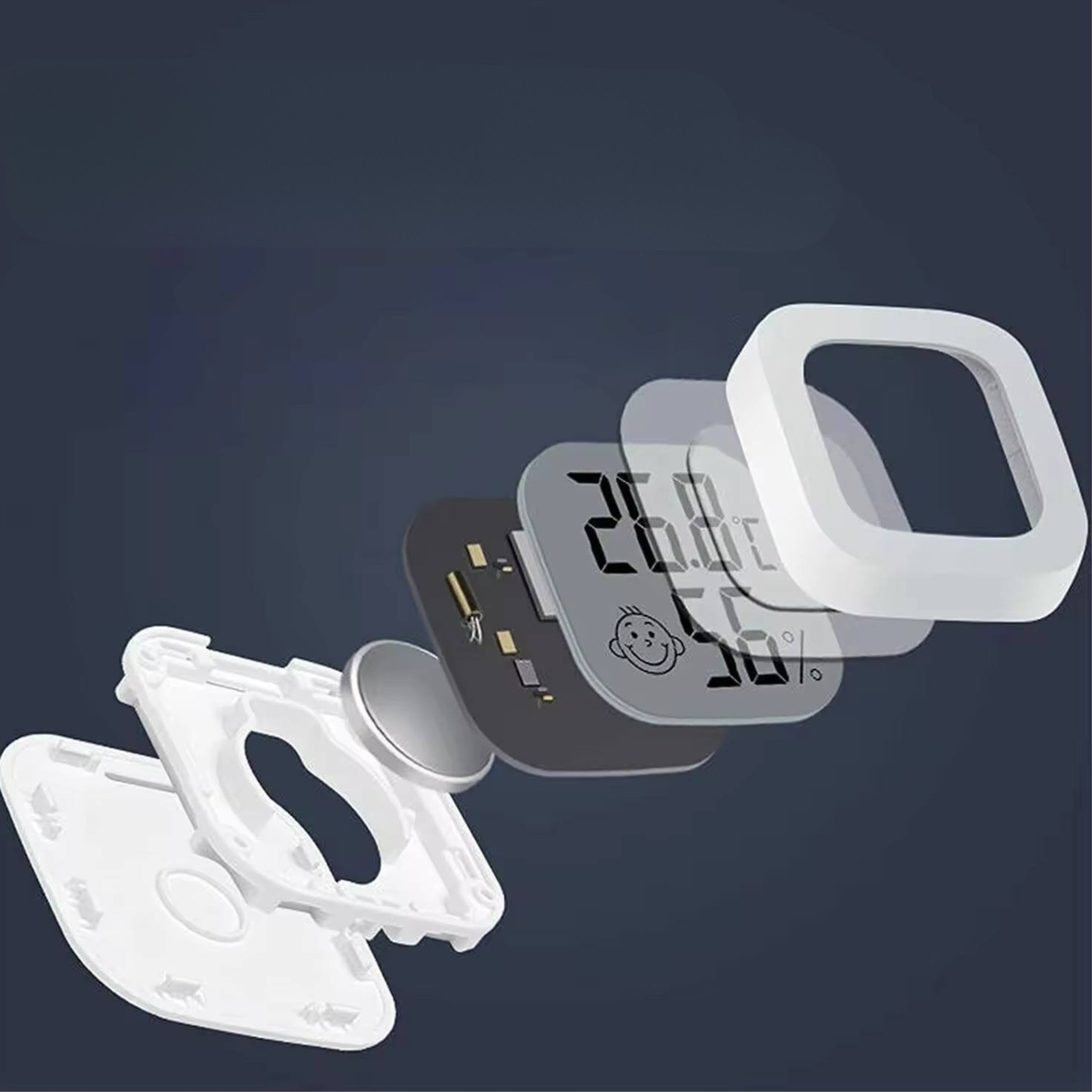 ELECTRONIC THERMOMETER DIGITAL ROOM TEMPERATURE HUMIDITY MONTESSA Functions internal temperature measurement humidity measurement