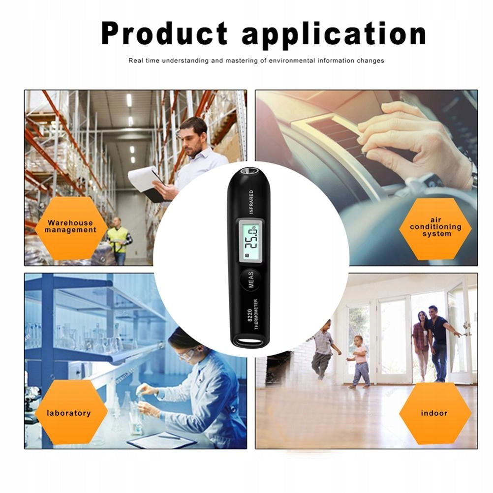 ELECTRONIC THERMOMETER PORTABLE MINI INFRARED POCKET LCD Medical device no