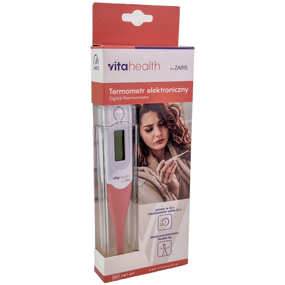 ELECTRONIC THERMOMETER WITH FLEXIBLE TIP ZARYS